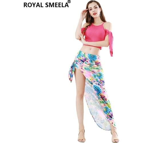 Women 2 Piece Set Oriental Dance Clothing dance Top Skirt Suit Belly Dance Costume Bellydance Practice Wear Bellydancing Outfit