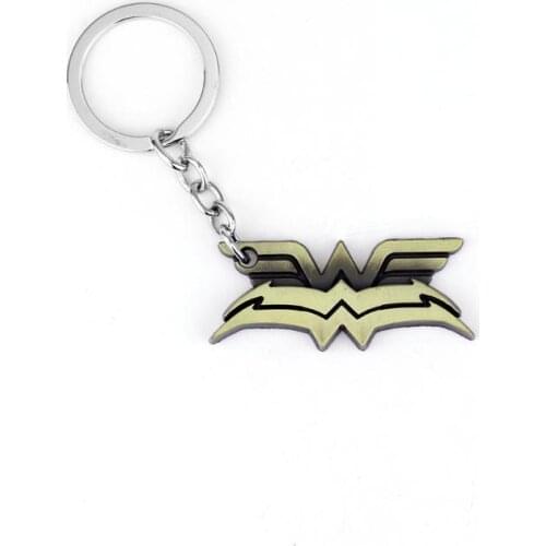 MQCHUN Wonder Women Keychains Vintage Fashion Movie Jewelry Key Rings Holder for Men and Women Gift -50