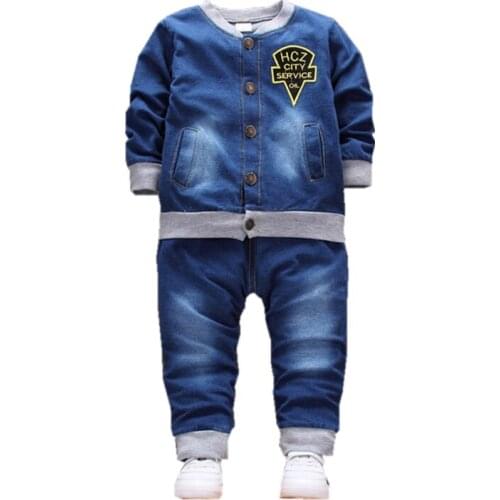 New Spring Autumn Baby Girl Clothes Children Boys Letter Jacket Pants 2Pcs/sets Toddler Fashion Costume Infant Kids Tracksuits