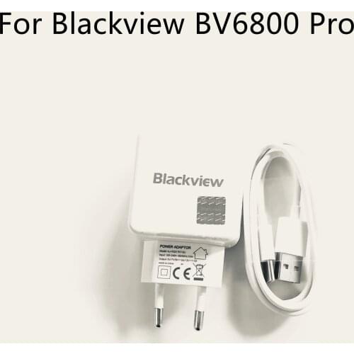 New Travel Charger + Type-C Cable For BLACKVIEW BV6800 Pro MT6750T Octa Core 5.7"FHD 2160x1080 Mobile Phone + Tracking Number