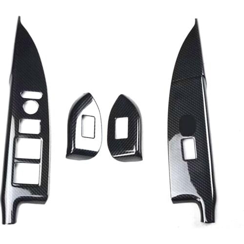 New ABS Car Styling For Honda Odyssey 2015-2017 2018-2019 Right Hand Drive Door Armrest Window Lift Switch Panel Cover Stickers