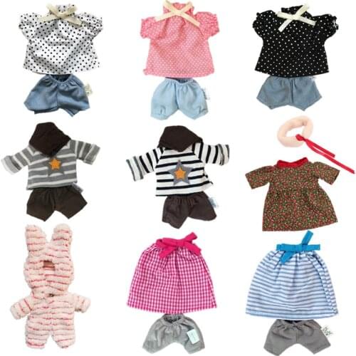 Clothes for Dolls 30cm Rabbit Cat Bear Plush Toys Dress Skirt Sweater Bunny Clothing for 1/6 BJD Dolls Gifts for Children