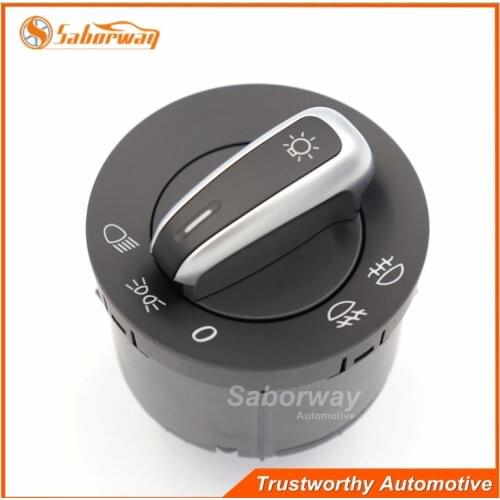 Saborway Headlight Switch Fog Lamp Switch For Golf 5 6 GTI Mk5 Mk6 Jetta 5 6 Passat B6 Touran Tiguan 5ND941531A 5ND 941 431 A