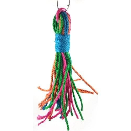 Parrot toys Toy bird Parrot colorful thread pull bite toy HZ1022