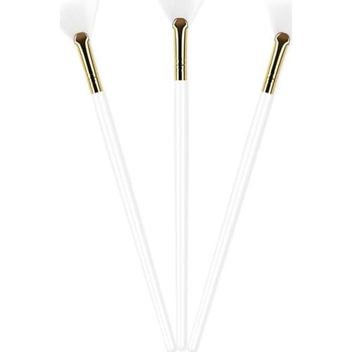 Professional Long Size Fan Brush Clay Mask Serum Tools Wood Handle Synthetic Hair Cosmetic Beauty Skincare Makeup Tool