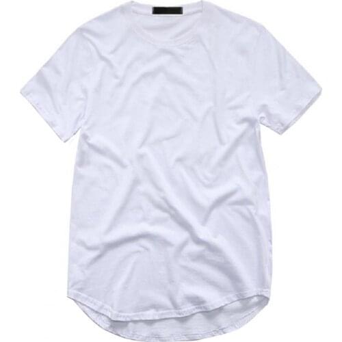 Simple Men T-shirt Summer Solid Color Breathable Polyester Short Sleeve Blouse Pullover for Daily Life Loose Male Top Black xxl