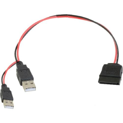 SATA to USB Cables Adapter 40cm USB 5V Male To 15Pin SATA Female Port Power Cable Adapter For 2.5inch SATA HDD SSD Power Cables