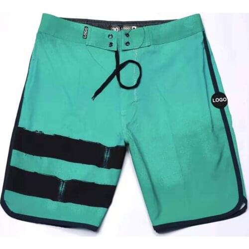 Bermuda Quick Dry Beach Short Phantom Elastic Spandex Surf Fitness Gym Swim Trunks Waterproof Swimwear Boardshorts 2021 Mens New