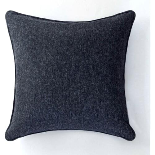 Nordic Style Dark Grey Cushion Cover Pillow Cover Case Sofa Chair Home Decor Without Stuffing
