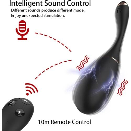 Electric Shock Vibrators Sex Toys for Women Wireless Remote Vibrator Clitoris Stimulator Panties Vibrating Eggs Voice Control