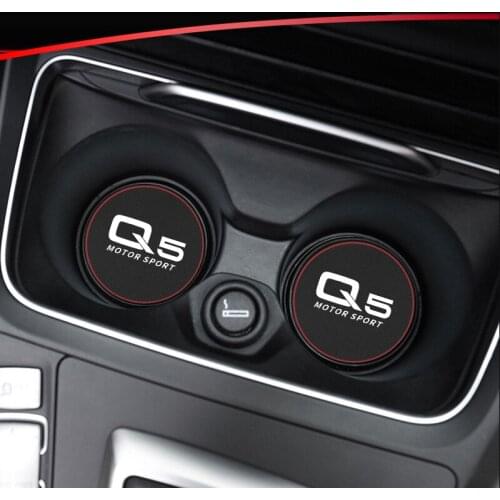 1pcs Vehicle Water Cup Holder Pad Car Cup Anti Slip for Audi Q5 Q7 TT RS5 A4 B5 B6 B7 B8 A3 8P 8V 8L Car Interior Accessories