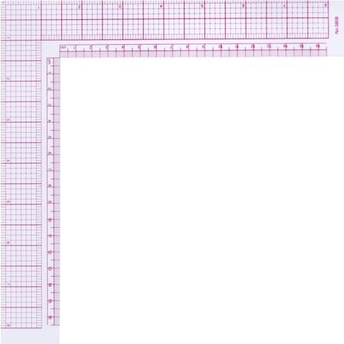 1Pcs Plastic L-Square Shape Ruler French Curve Sewing Measure ruler Professional DIY Craft Tailor Craft Sewing Tools Newest