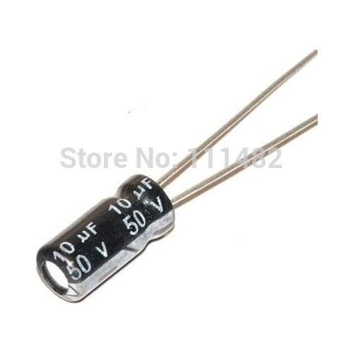 100PCS 10UF 50V 4*7mm electrolytic capacitor