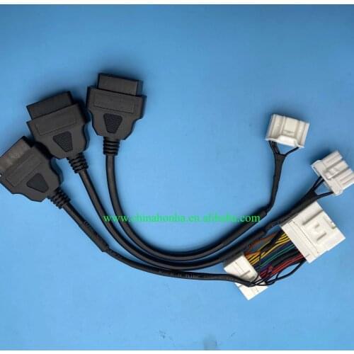 12 pin 20 pin 26 pin male female connector OBD II diagnostic harness electronic cable for new energy vehicle Tesla