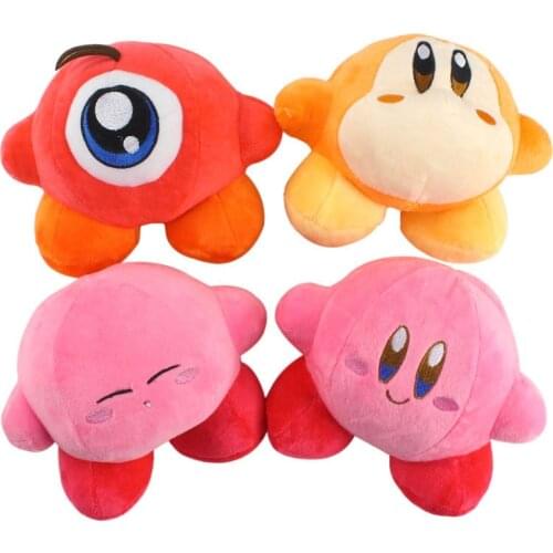 2021 Trend Pink Kirby Anime Plush Toys Cute Waddle Dee Doo Game Toys Character Soft Stuffed Anime Children Birthday Gifts Plush