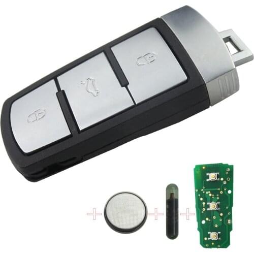 3 button remote key with ID48 chip-434mhz before 2010 for VW Magotan