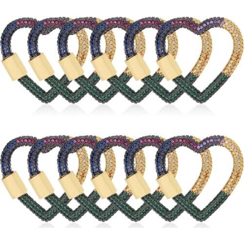 DIY Accessories Bracelet For women Trendy Popular Hanging Chain Lock Hook Spiral Clasps For Necklace Handmade Jewelry Making