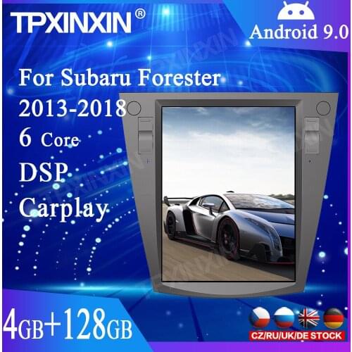4+128GB For Subaru Forester 2013-2017 Android 9.0 Car GPS Navigation Stereo Head Unit Multimedia Player Auto Radio Tape Recorder
