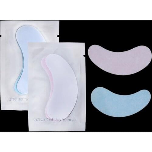 100/200 pairs Eyelash Extension Paper Patches Grafted Eye Stickers Eyelash Under Eye Pads Lint Free Hydrating Eye Paper Patches