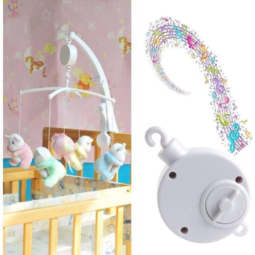 Baby Infant Rotary Mobile Crib Bed Clockwork Movement Music Box Kids Develop Toy