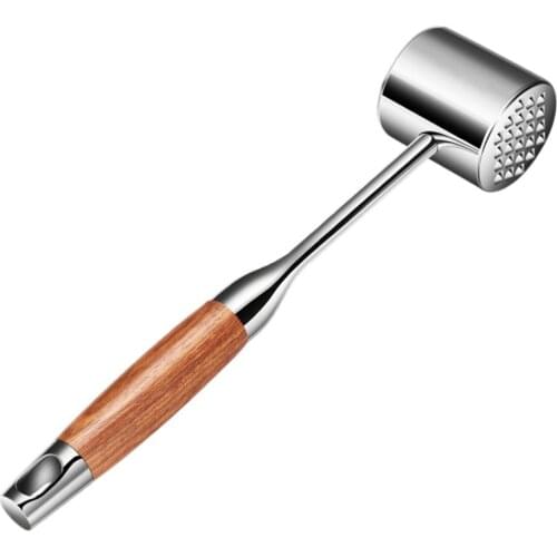 1pc Stainless Steak Hammer Meat Hammer Meat Mallet for Home (Assorted Color)