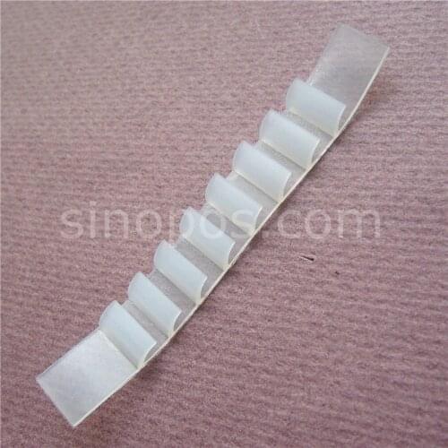 Adhesive Non Slip Hanger Grip Scale Shaped, rubberized kant-slip strips for coat hangers antiskid shoulder gripper silicone pad