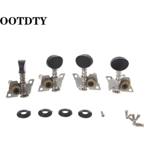 OOTDTY 2R 2L Tuning Pegs Machine Head Tuners for 4 String Ukulele Guitar Accessories Chord knob