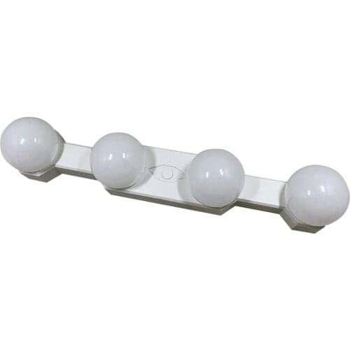 Hollywood LED Vanity Mirror Lights Kit 4 Dimmable Bulbs for Makeup