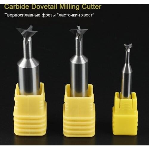 Dovetail Cutter CNC Tool 60 90 120 Degree 6mm 5mm 8mm 10mm 12mm Solid Carbide End Mill Machining Tool Milling Cutter Metal HRC55