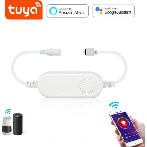 DC 5V 12V 24V Bluetooth / WIFI Tuya RGB LED Strip Control Wireless Smart Life LED Lamp Control for 5050 2835 LED Strip Light