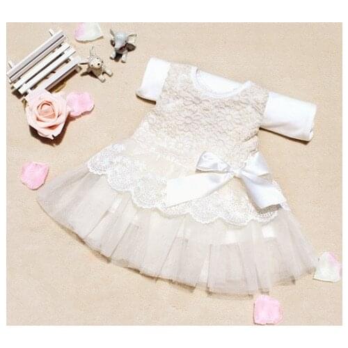 Baby Girl Lace Dress Kids Girls Bow Cotton Ball Gown Princess Dresses Summer Children Birthday Party Clothing