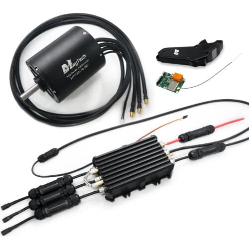 Maytech 120116 18.8KW IP68 100KV Fully Waterproof Motor 300A ESC Remote MTSKR1905WF for Electric Surfboard Boat Electric kayak