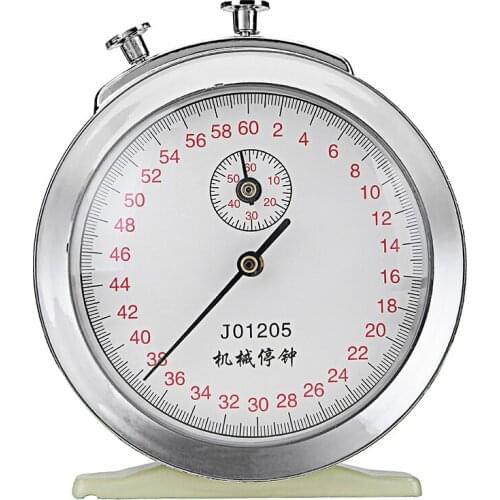 Mechanical Stop Clock Stopwatch Timing 60s 0.1s Physics Teaching Instrument Mechanical Clock Stopwatch Physics Experiment Timer