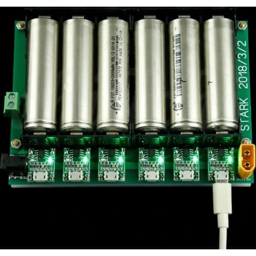 Multi-interface input 18650 rechargeable lithium battery charger module fast charge YP4056 charging chip usb