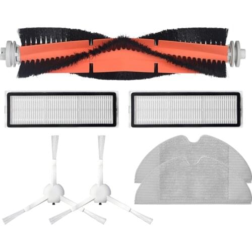 Washable Vacuum Cleaner Accessories for Xiaomi Dreame F9 Robot Vacuum Mop Roller Side Brush Hepa Filter Mop Cloth Kits