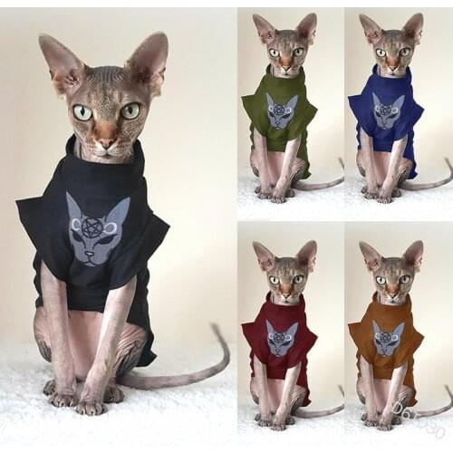 2021 New Fashion Short Sleeve Cat clothes Dog Clothing Bat Sleeve Printed Pet Clothing Dog Clothes Cat Clothing