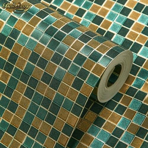 Beibehang Mosaic KTV women 's clothing shop ceiling lamp pool background wallpaper papel de parede para quarto wall paper