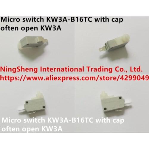 Original new 100% micro switch KW3A-B16TC with cap often open KW3A
