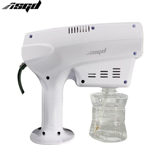 DJ Show Indoor Home 1200W Handheld Atomization Disinfection Machine 110V 220V 280mL Nano Steam Gun Water Mist Hair Sprayer Stage