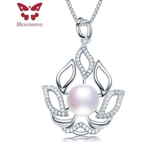 HENGSHENG AAAA freshwater natural pearl pendants & necklace for women, fine jewelry pendant