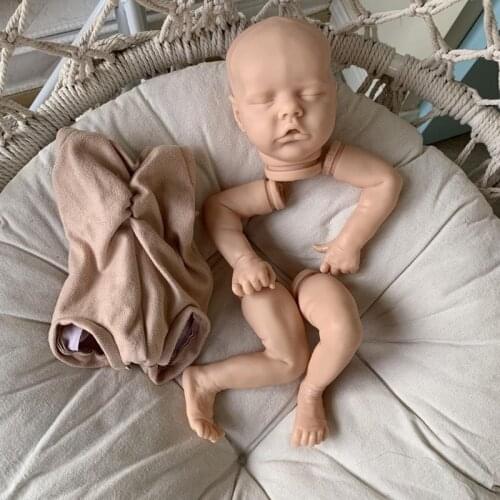 18in Lifelike Reborns Assembly Blank Doll Nurturing Doll Party Decors Interactive Disassemble Soft Vinyl Empty DIY Kits