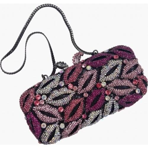 Luxry Rhinestone Clutch Party Bag Wedding Bag Party Bag Party bag Crystal jaw-dropping color handbag
