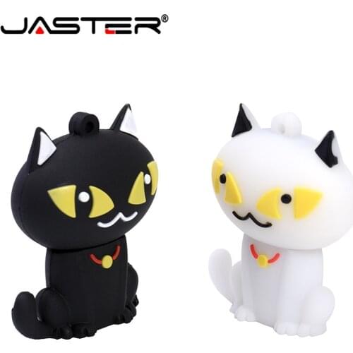 JASTER USB flash drive cat model pen drive lovely cat flash card 4gb 8gb 16gb 32gb 64GB Pendrive USB stick full capacity