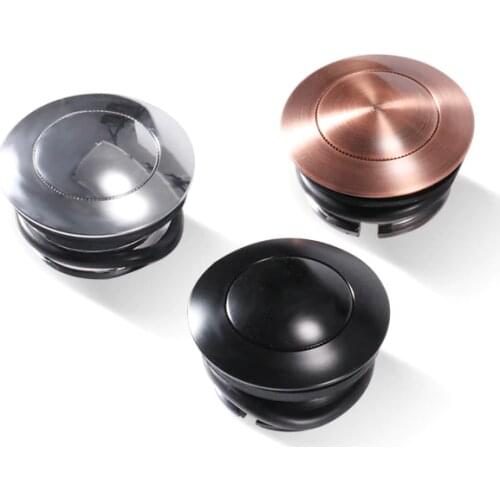 Flush Pop-Up Motorcycle Gas Fuel Tank Cap Cover For Harley Dyna Breakout Electra Glide Fatboy Sportster XL 1200 883