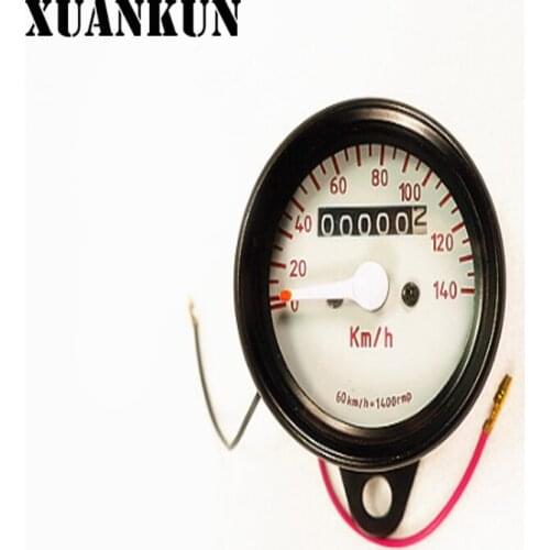 XUANKUN Motorcycle Parts Refit Meter Small Instrument Black