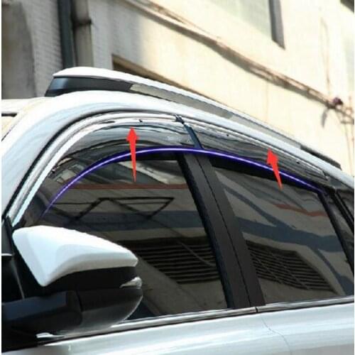 High Quality For toyota RAV4 RAV 4 XA40 2013 2014 Side Door Window Visor Vent Sun Rain Guard Shield Delflector