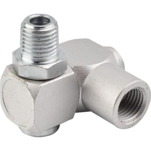 1/4NPT Air Hose Swivel Adapter Air Connector Pneumatic Accessories Aluminum material Rotary 360° Air Coupler