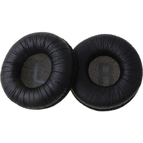 1Pair Memory Foam Earpads Wrinkled Leather Ear Cushions Cover Repair Parts for Logitech h600 609 340 h760
