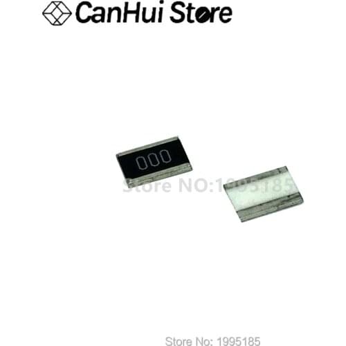10PCS/100PCS SMD Chip Resistor 1218 0 ohm 0R 1% 1W 3.2*4.5mm RC1218FK-070RL Resistance Counter pole Side foot