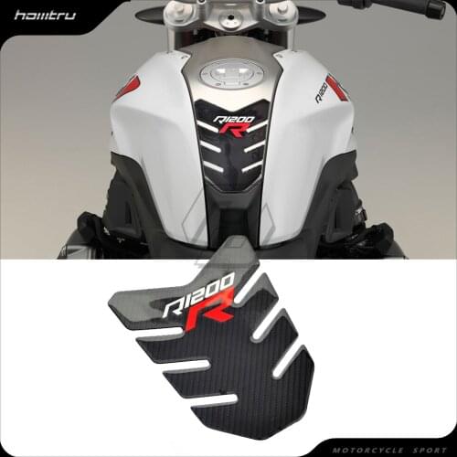 3D Carbon Look Motorcycle Tank Pad Protector Sticker Case for BMW R1200R R1200 R Tank Decal